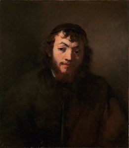 Bust of a Young Jew by Rembrandt van Rijn